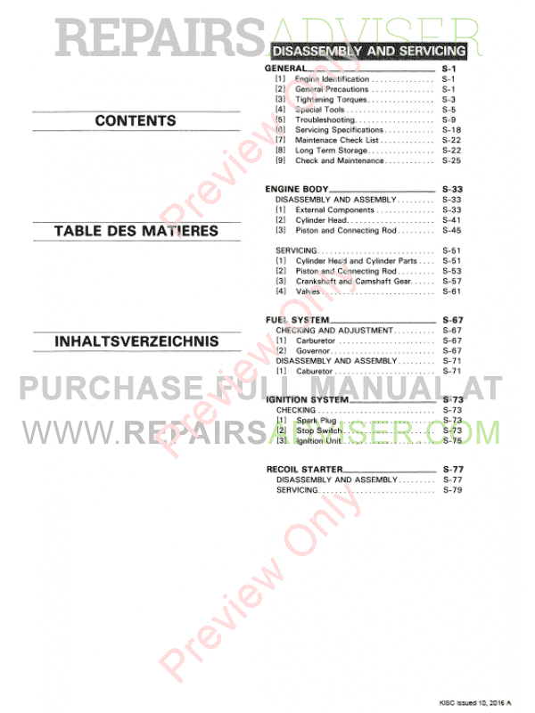 Kubota gs160 manual guide